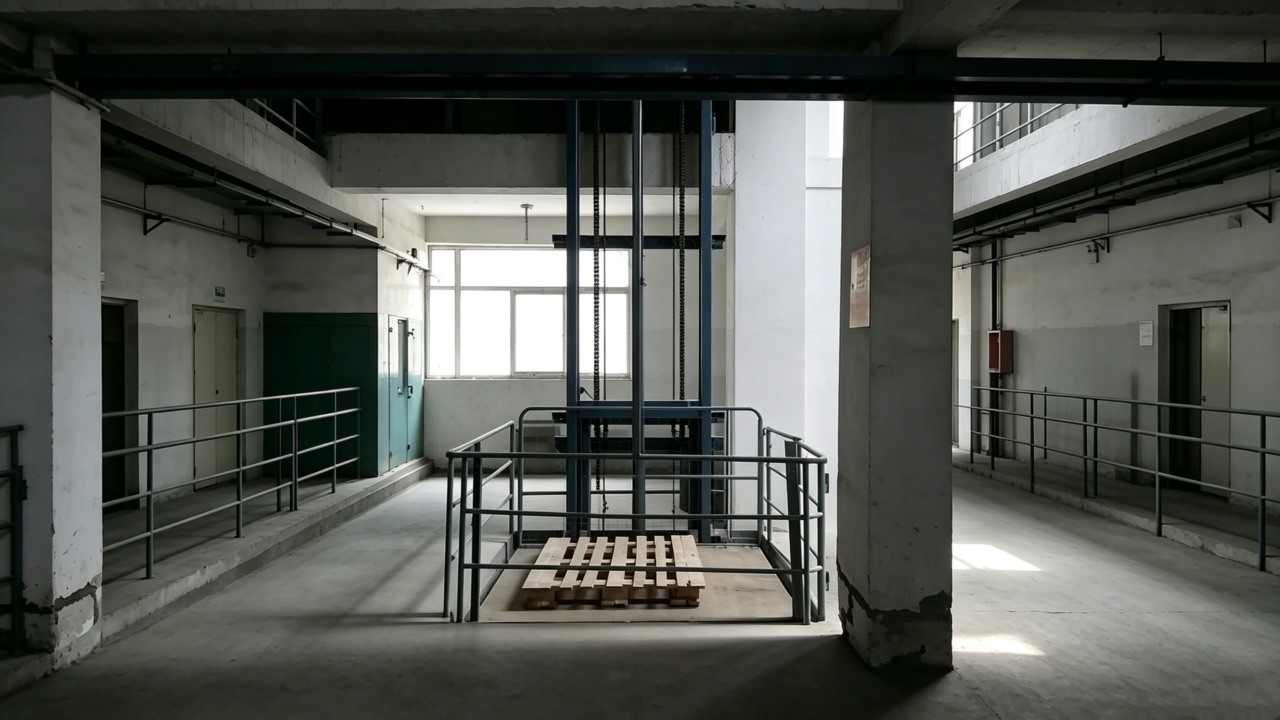 非标仓库升降货梯结构示意图