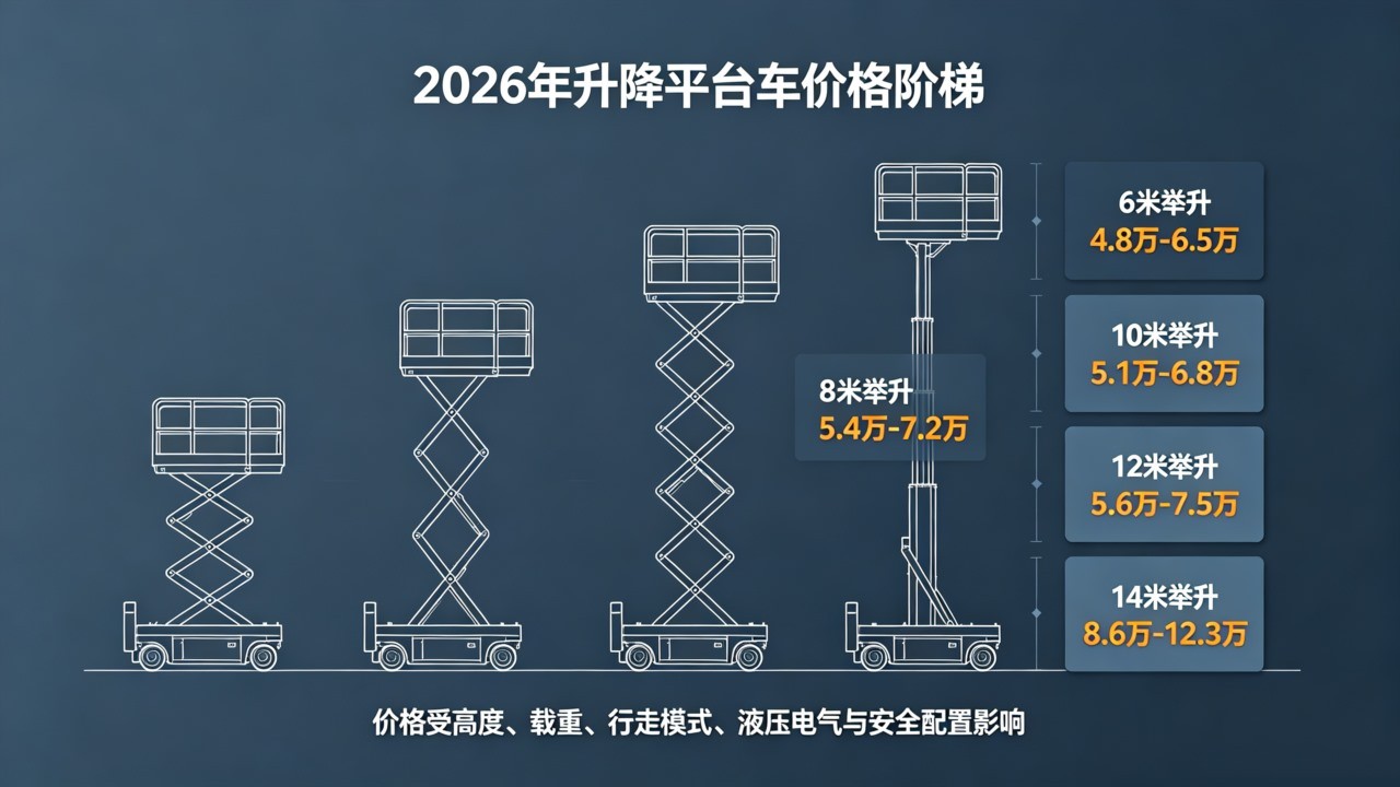 升降平台车价格阶梯图