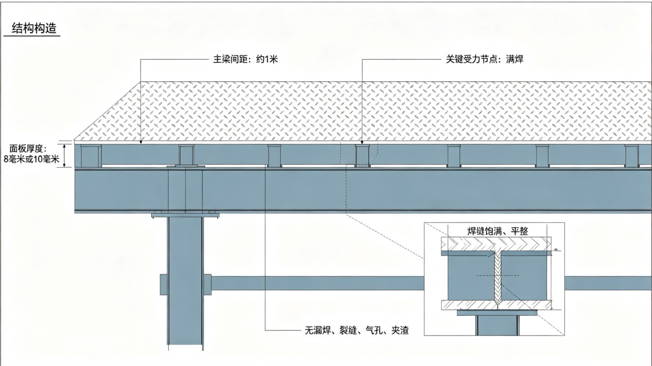 装卸货平台主梁与面板连接节点示意图 .jpg