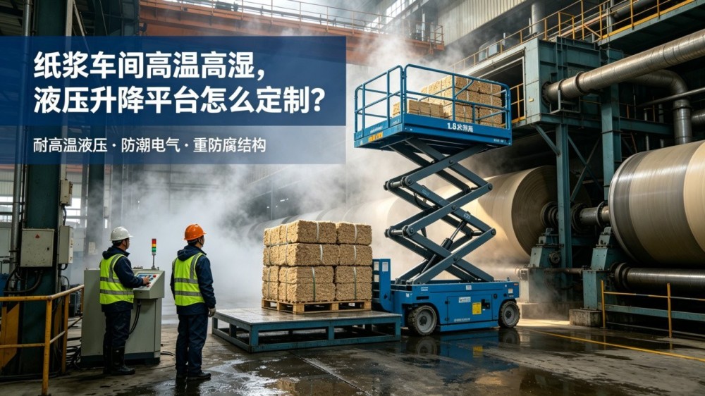 纸浆车间高温高湿_液压升降平台怎么定制?