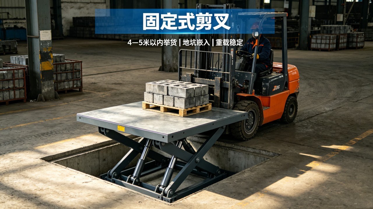 固定式剪叉液压升降平台安装实拍图 .jpg
