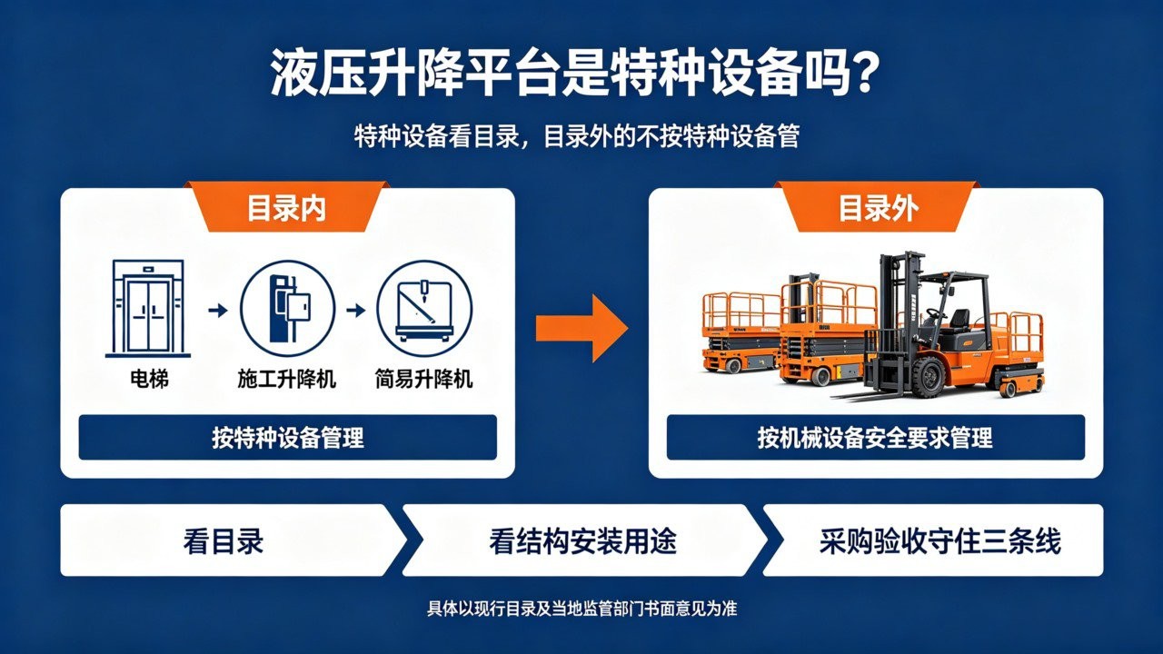 深度解读:液压升降平台是特种设备吗?